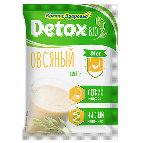 фото Кисель detox bio diet "овсяный" компас здоровья 25 г