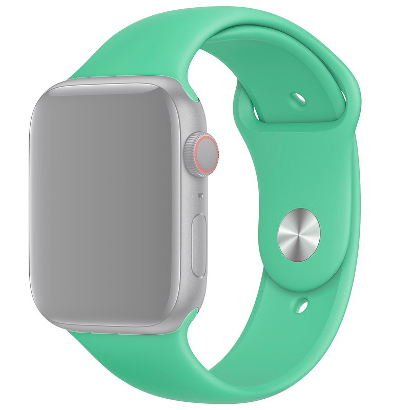 

Ремешок InnoZone для Apple Watch 1/2/3/4/5 silicone 42/44 mm - Mint (APWTSI42-50)