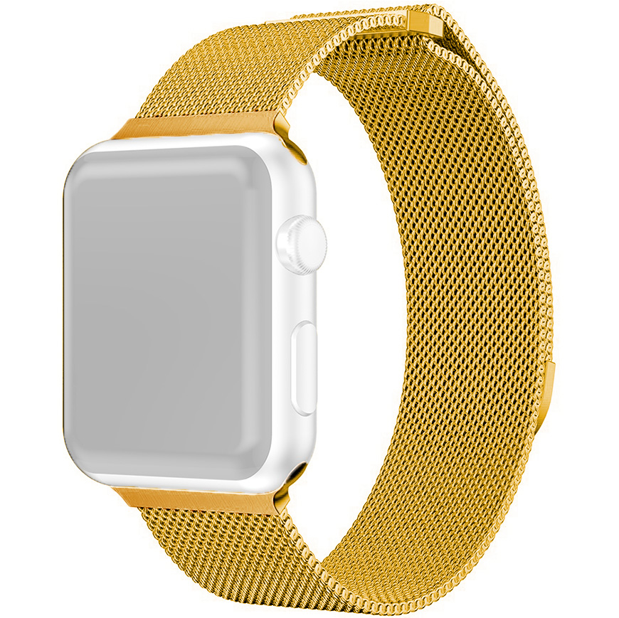 

Ремешок InnoZone для Apple Watch 1/2/3/4/5 metall 42/44 - Gold (APWTME42-09)