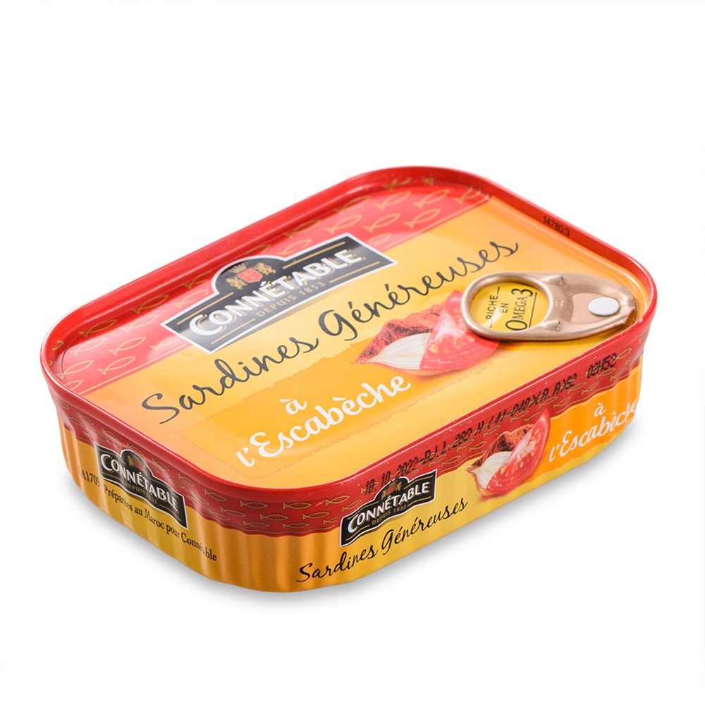 Сардины Connetable Sardines Genereuse в соусе эскабече 