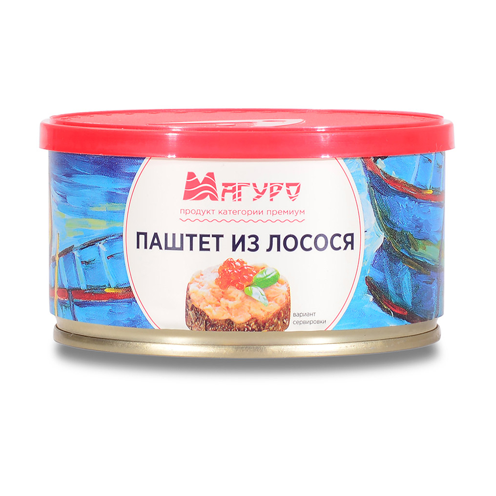 

Паштет Магуро из лосося Дальпромрыба 185г жесть с ключом Россия