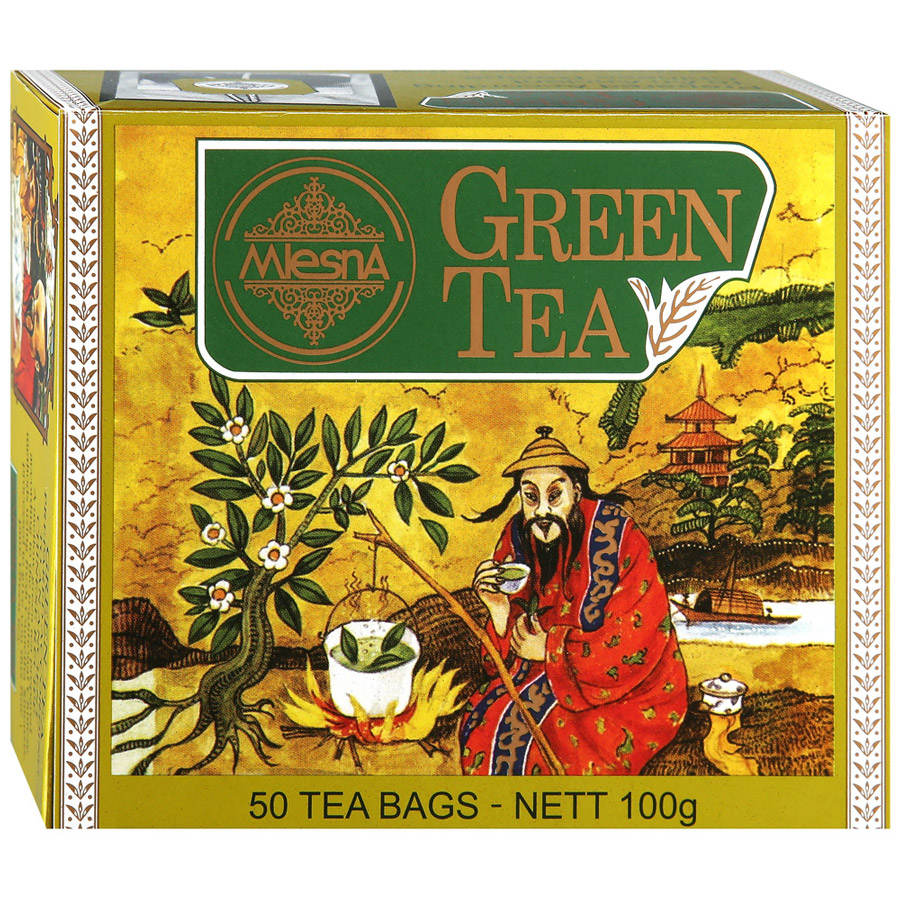 

Чай зеленый Mlesna Green Tea, 50 пак*2г Шри-Ланка