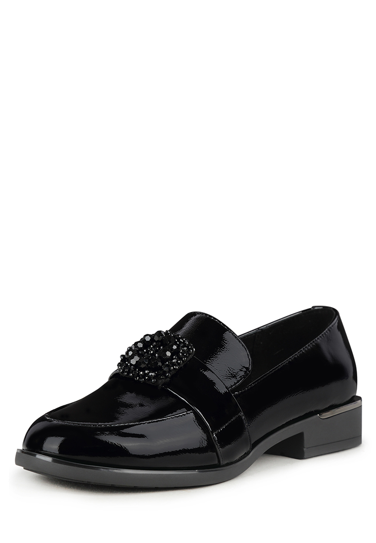 

Лоферы женские Pierre Cardin 710019624 черные 39 RU, Черный, 710019624
