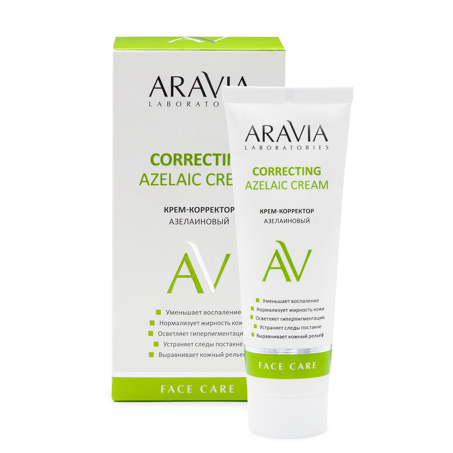 фото Крем-корректор азелаиновый aravia laboratories azelaic correcting cream, 50 мл