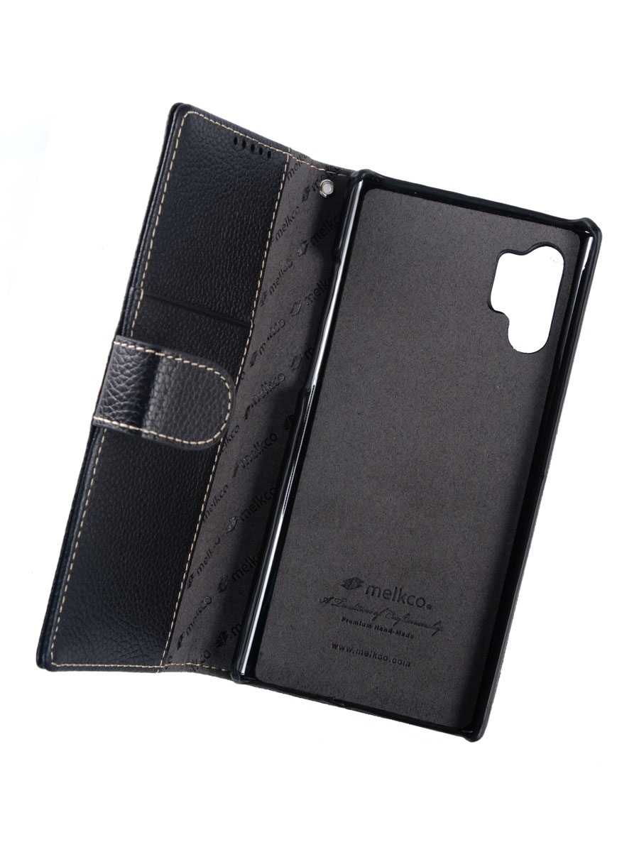 фото Чехол melkco wallet book type для samsung galaxy note 10+ black