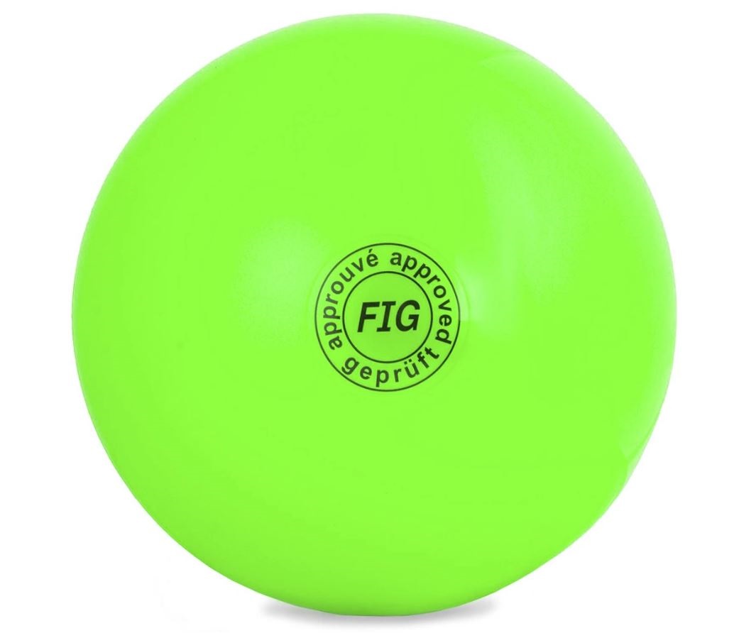 фото Мяч fig gc 01 зеленый, 19 см