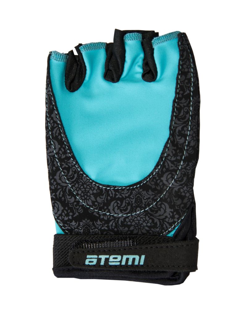 Перчатки для фитнеса Atemi AFG06, голубой/черный, XS