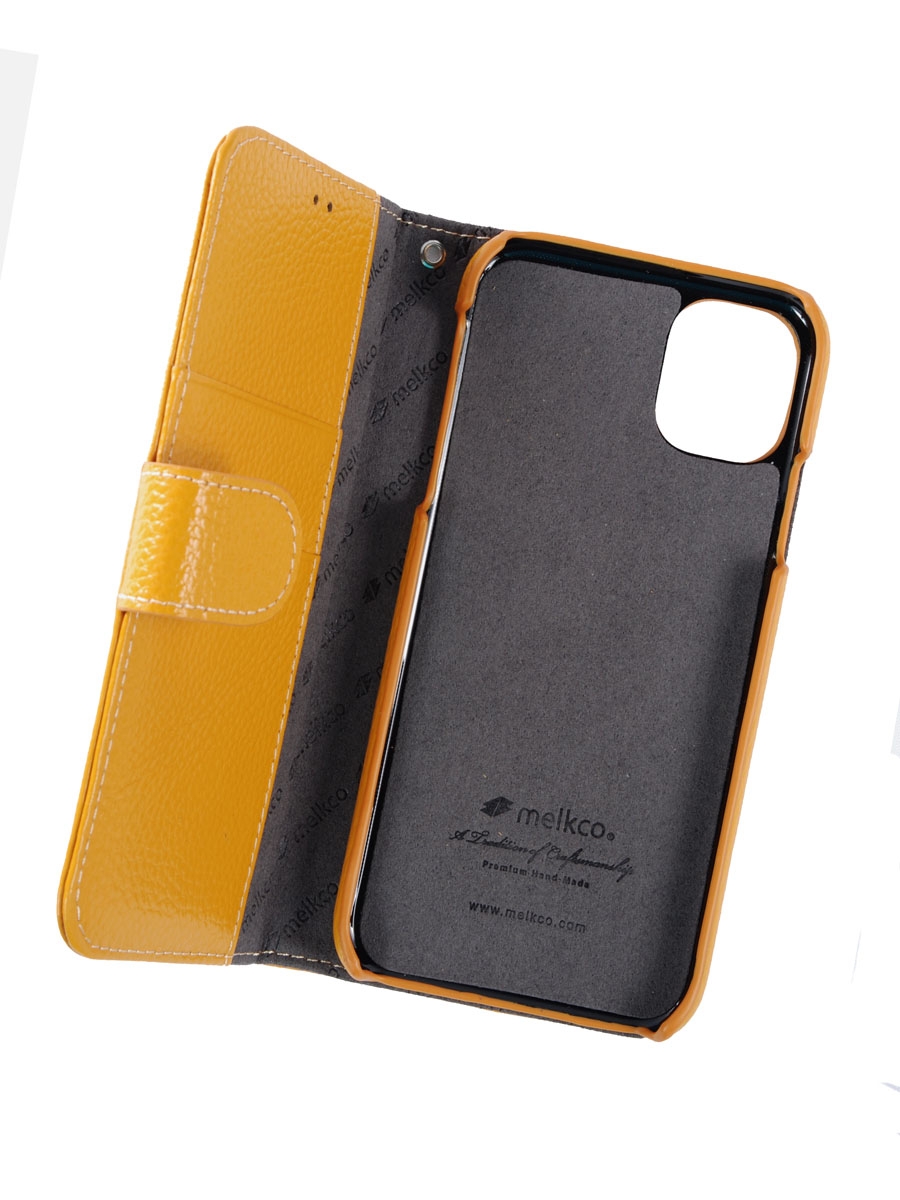 фото Чехол melkco wallet book type для apple iphone 11 yellow