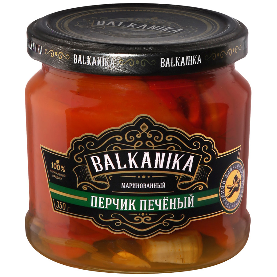 

Перчик Balkanika печеный маринованный 350 г Россия