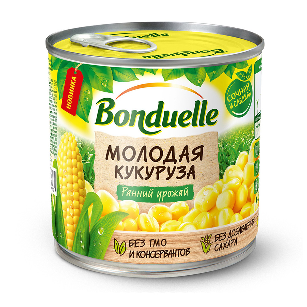 

Кукуруза Bonduelle молодая 425мл ж/б Россия