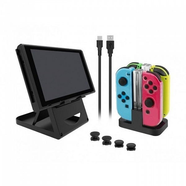 фото Набор аксессуаров dobe game&charging kit tns-18115 для nintendo switch