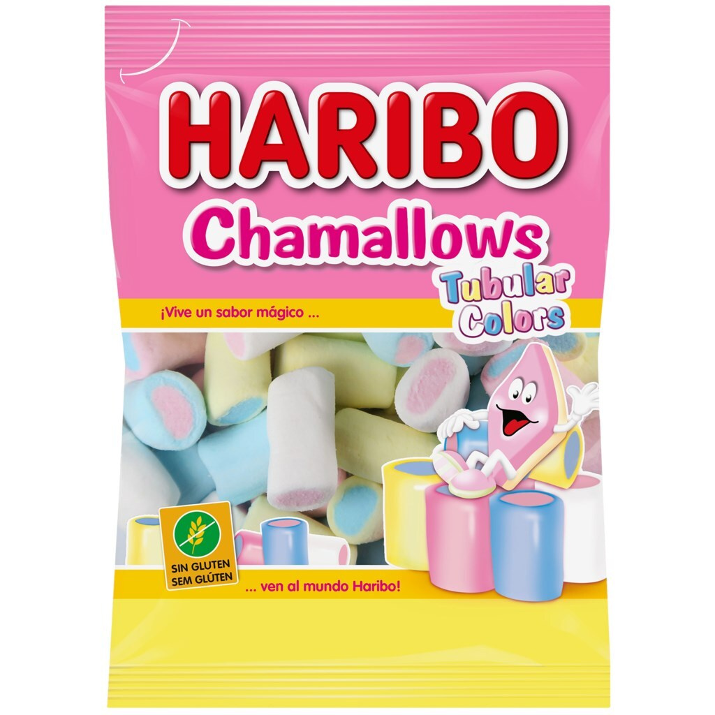 Шамеллоус Haribo цветные трубочки 90 г