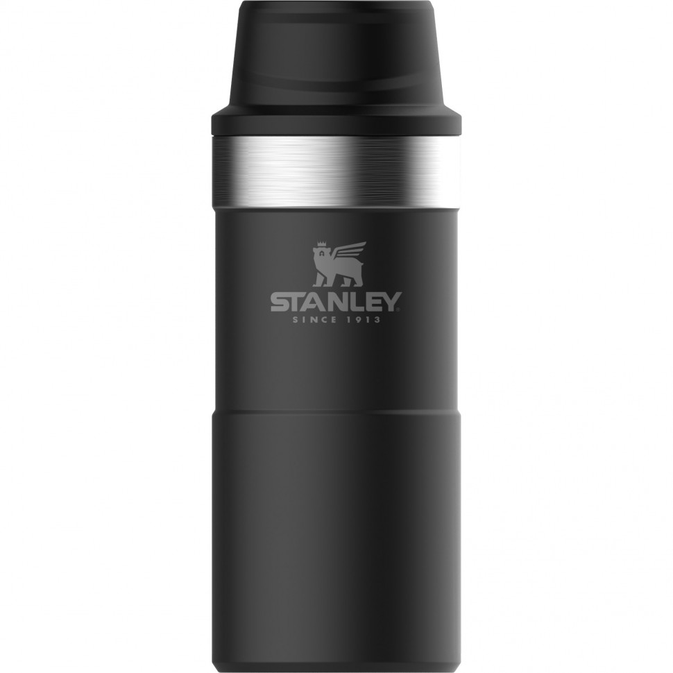 фото Термокружка stanley one hand 2.0 vacuum mug 0,35l (matte black)