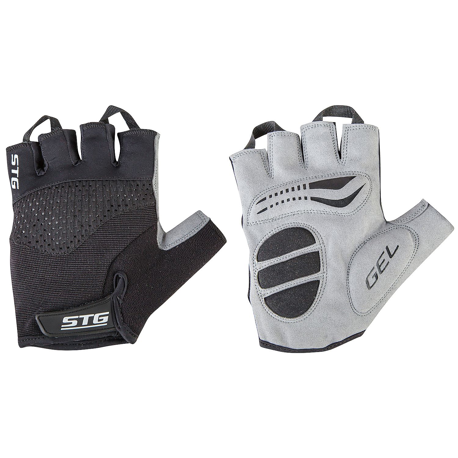 

Велоперчатки STG AI-03-202, black/grey, XL, AI-03-202