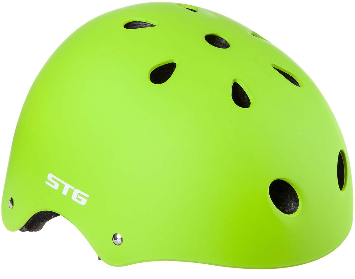 фото Велосипедный шлем stg mtv12, салатовый, s