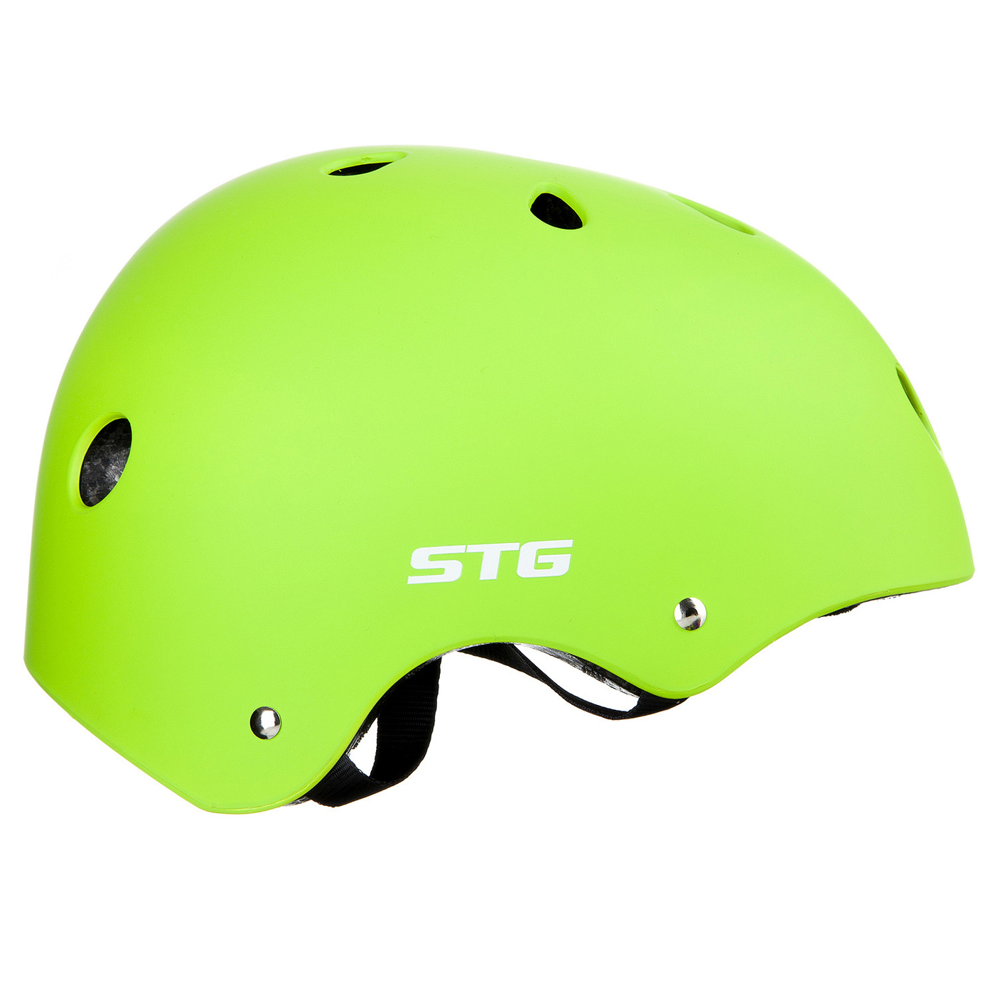 Велосипедный шлем STG MTV12, салатовый, M
