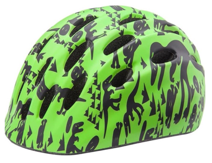 Велосипедный шлем STG HB10, черно-зеленый, S