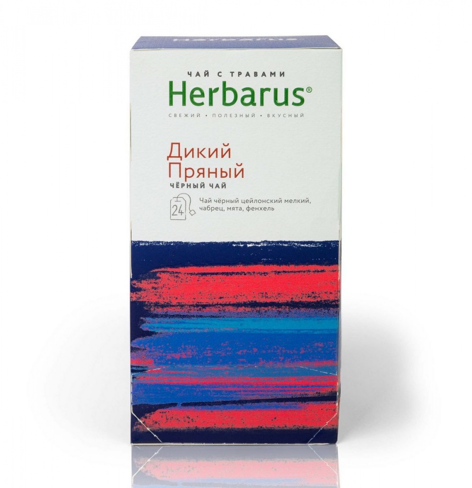 

Чай Herbarus дикий пряный черный с добавками 24 пакетика