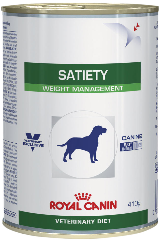 

Консервы для собак ROYAL CANIN Satiety Weight Management контроль веса, соус, 12шт по 410г, Satiety Weight Management