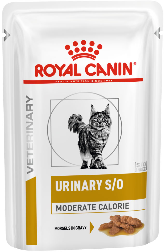 фото Влажный корм для кошек royal canin urinary s/o moderate calorie при мкб, соус, 12шт по 85г