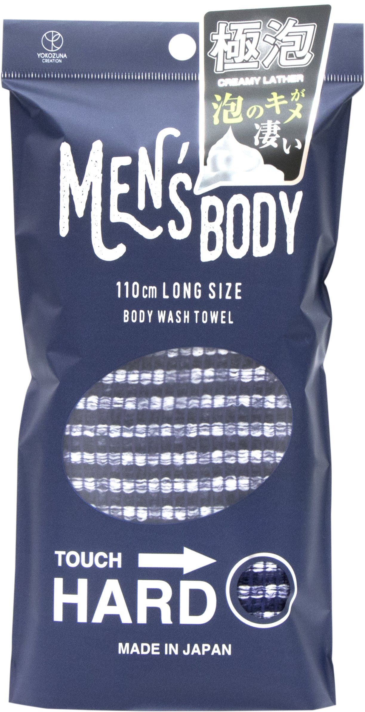 Мочалка-Полотенце Yokozuna Men's Body Hard для Мужчин Жесткая, 28Х110 см, 1шт