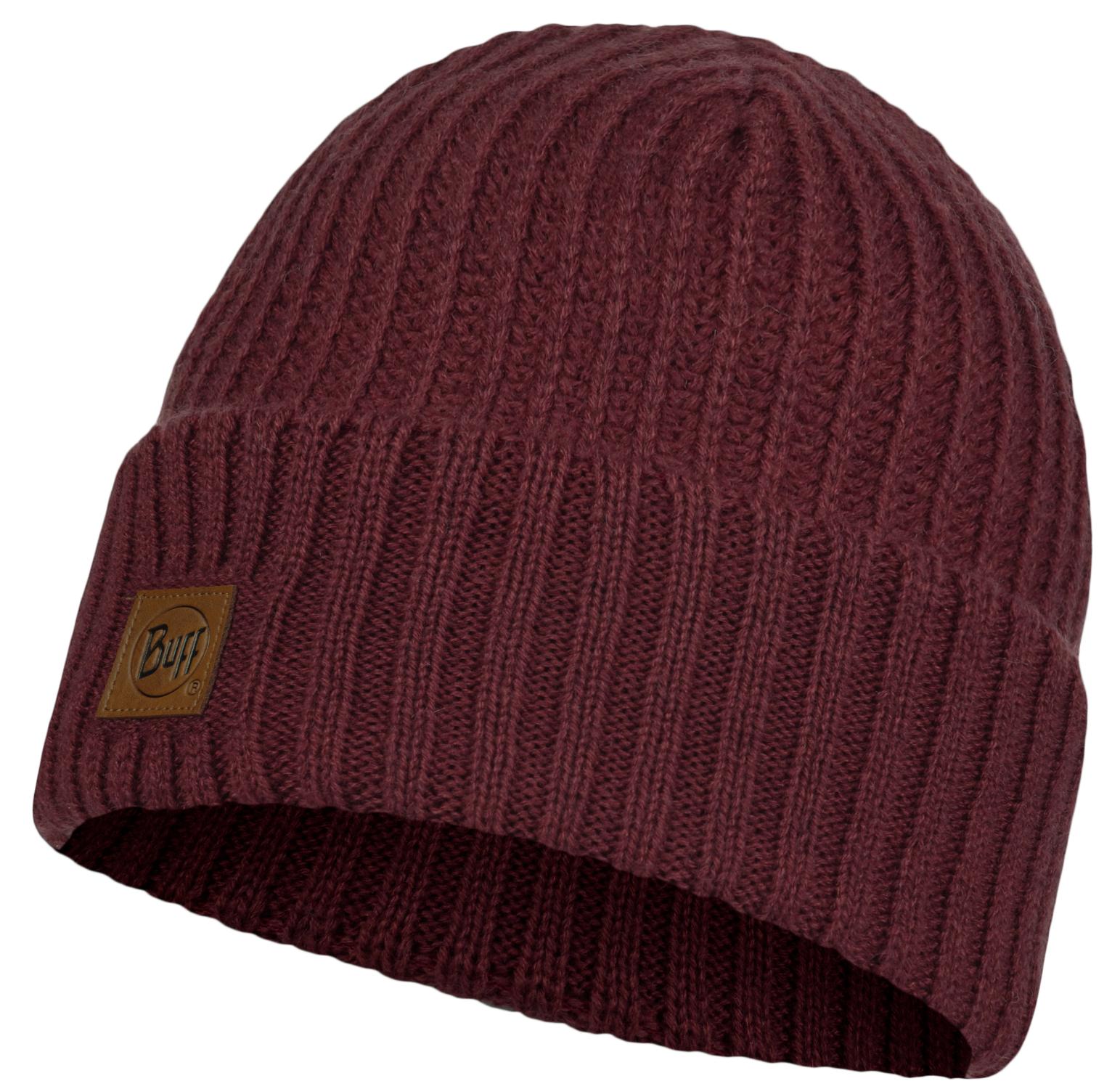 

Шапка Buff Knitted Hat Rutger, maroon, Knitted Hat Rutger