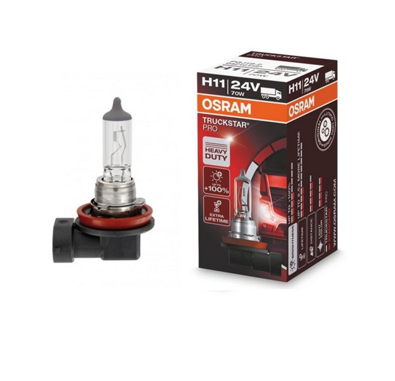 фото Лампа галогенная osram truckstar pro 70w h11 64216tsp