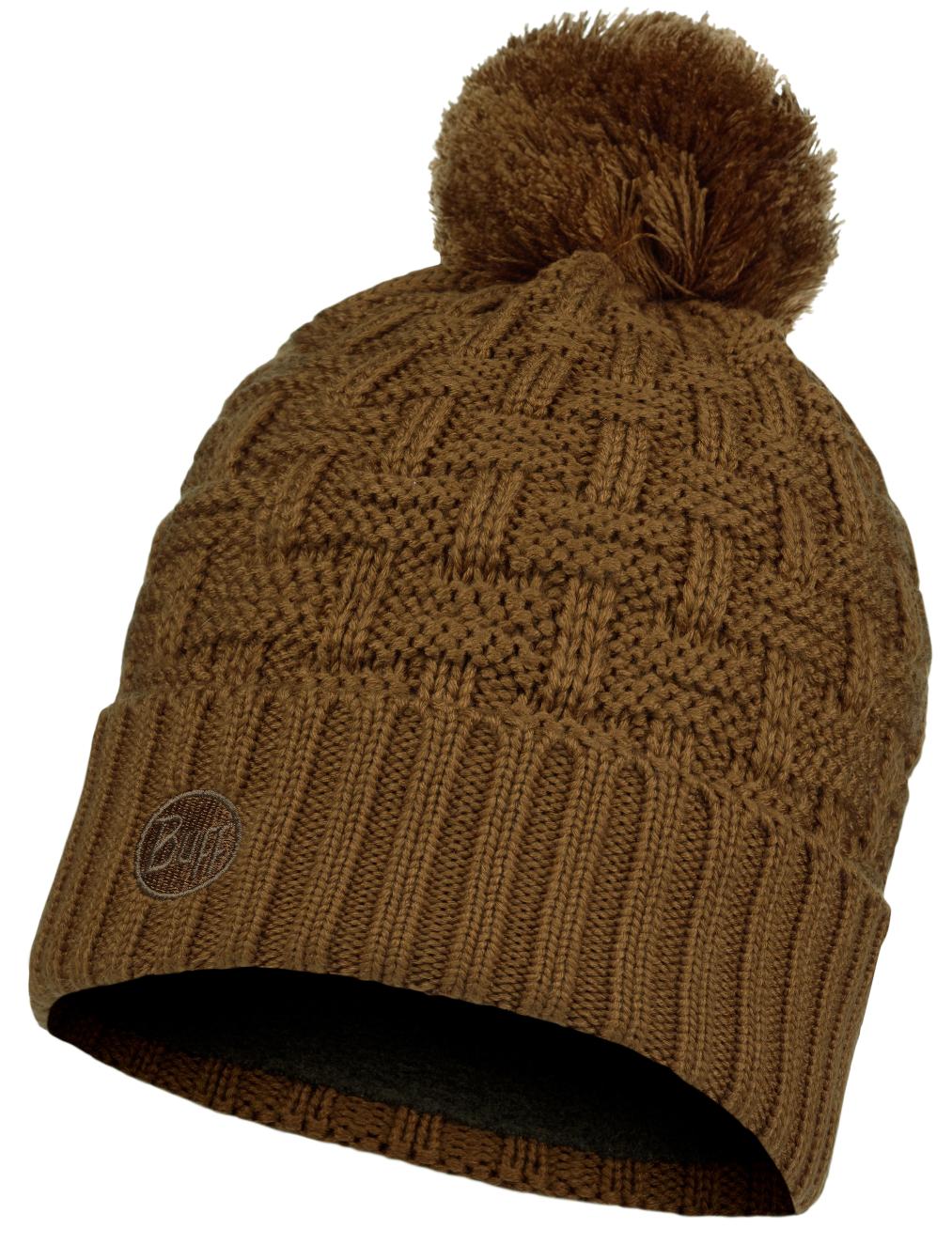 

Шапка-бини унисекс Buff Knitted & Fleece Hat Airon bronze, Коричневый, Knitted & Fleece Hat Airon