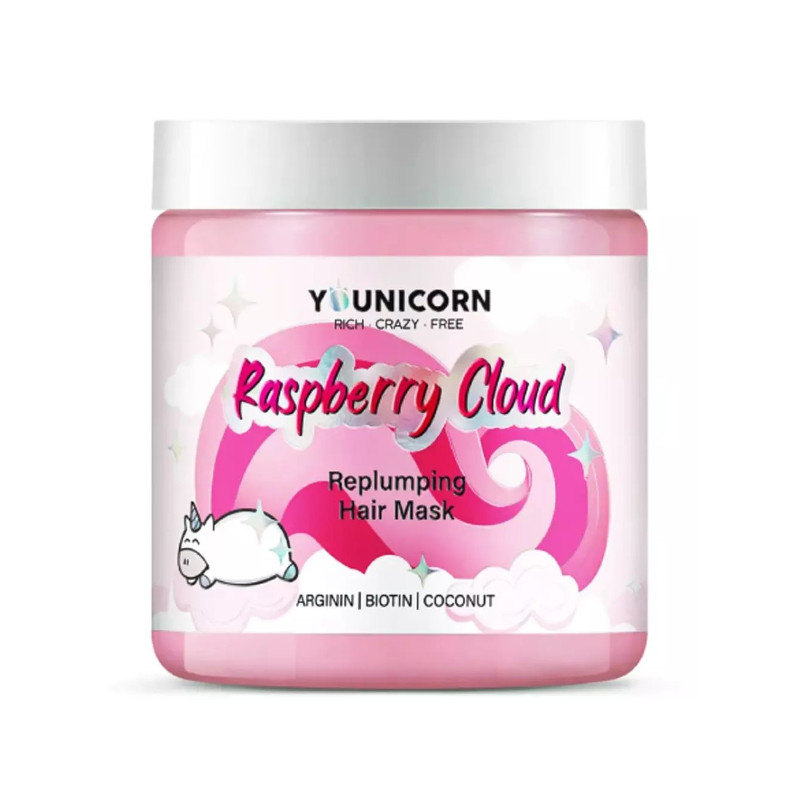 Маска для волос Younicorn Raspberry Cloud, 250 мл