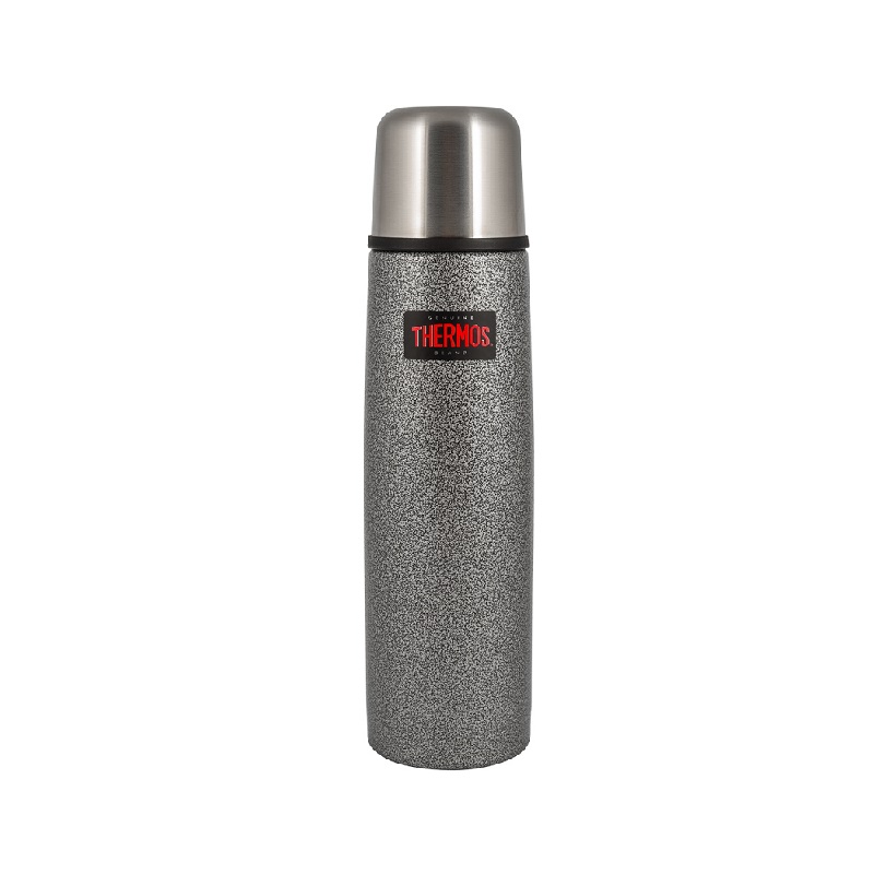 фото Термос thermos fbb 1000hm hammered gray, серый, 1 л