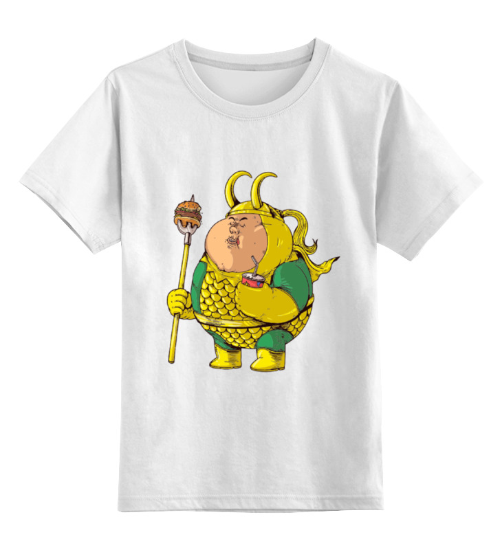

Детская футболка классическая унисекс Printio Fat aquaman, Разноцветный, 0000000779901