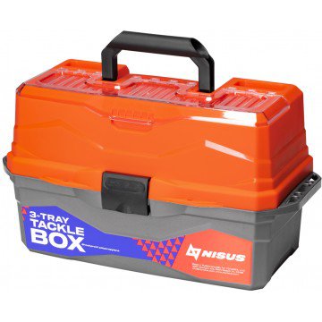 фото Ящик для снастей nisus tackle box трехполочный оранжевый n-tb-3-o