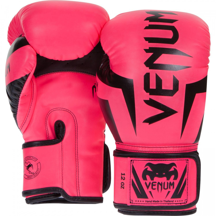 

Боксерские перчатки Venum Elite Boxing розовые, 12 унций, Розовый, Elite Boxing