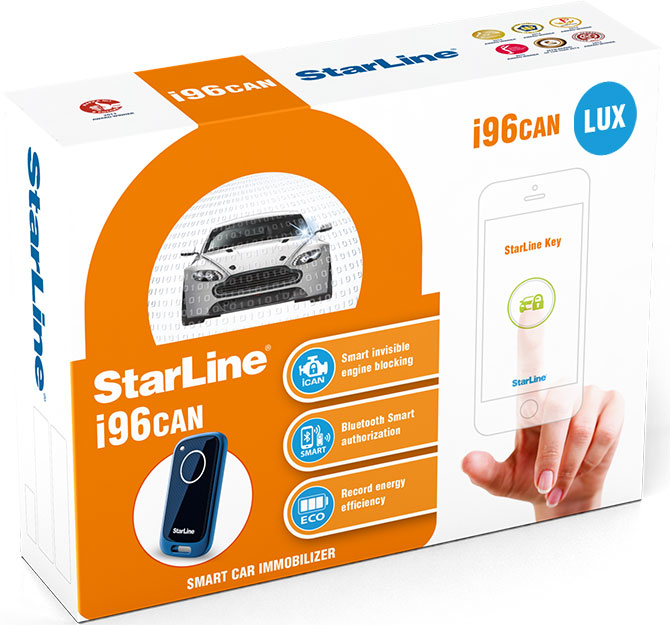 

Автосигнализация Starline i96CAN Lux SL1I96CANLVW