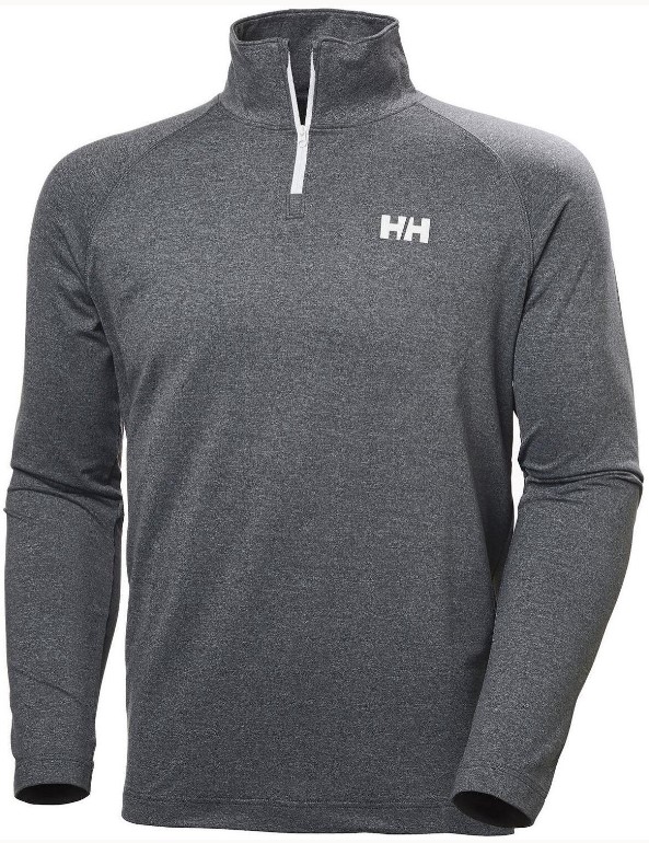 фото Толстовка мужская helly hansen verglas 1/2 zip серая xxl int