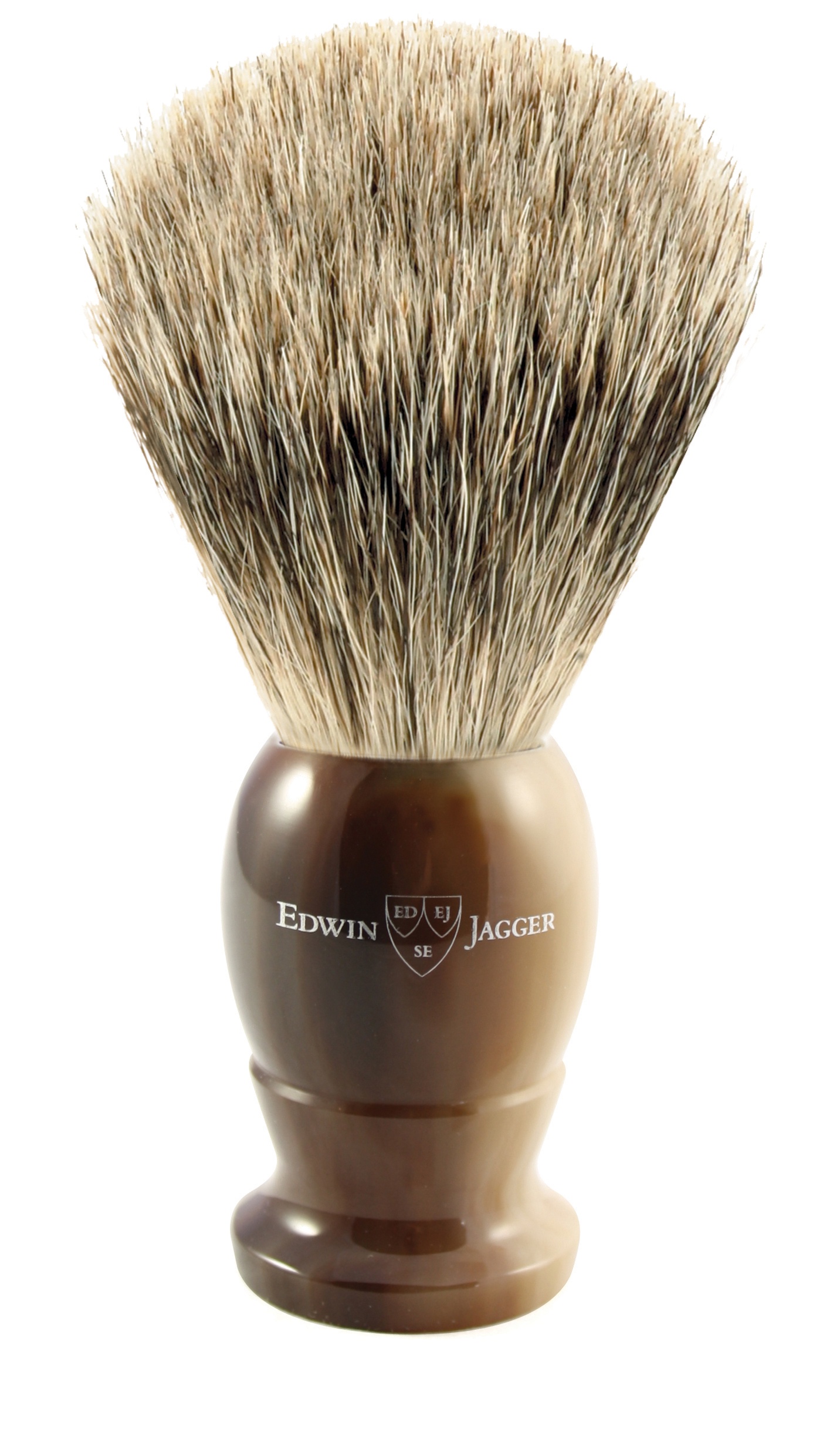 Помазок для бритья Edwin Jagger 9EJ872 (щетка барсучий ворс) мыло для бритья edwin jagger sandalwood 65 гр