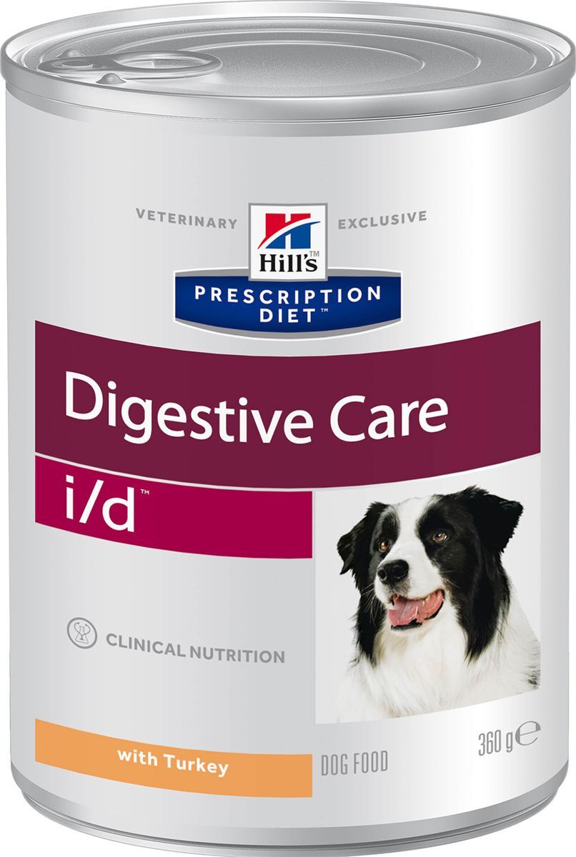 фото Консервы для собак hills prescription diet i/d digestive care с индейкой, 12 шт по 360 г hill's