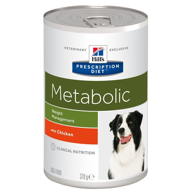 фото Консервы для собак hills prescription diet metabolic weight management курица, 370г, 12шт hill's