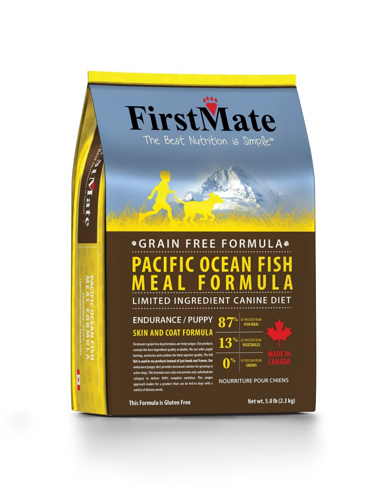 фото Firstmate pacific ocean fish meal endurance/puppy сухой корм для собак с рыбой 2,3 кг