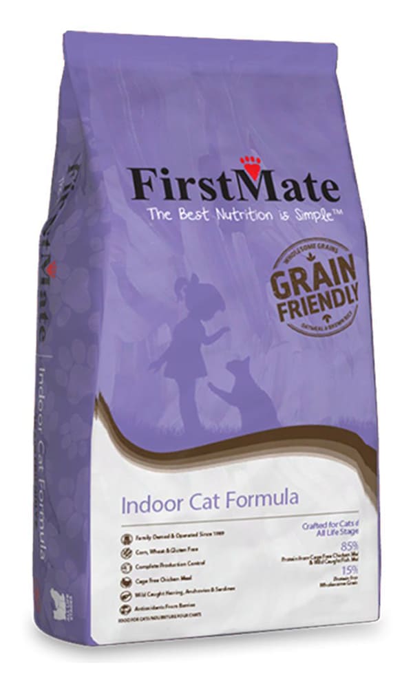 фото Firstmate indoor cat сухой низкозерновой корм для домашних котят и кошек 2,3 кг