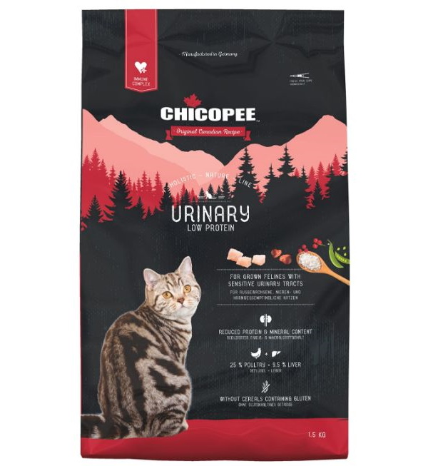 Сухой корм для кошек Chicopee HNL Cat Urinary при МКБ, 1,5 кг