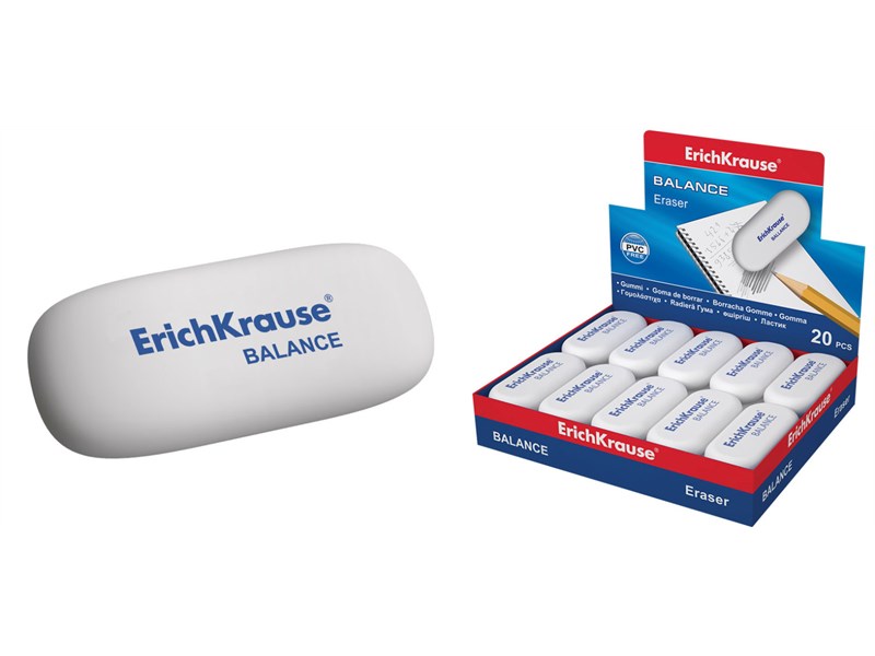 

Ластик ErichKrause Balance Mini, Разноцветный