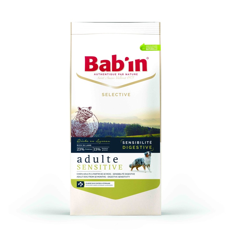 фото Babin selective adulte sensitive сухой корм для собак с ягненком 12 кг