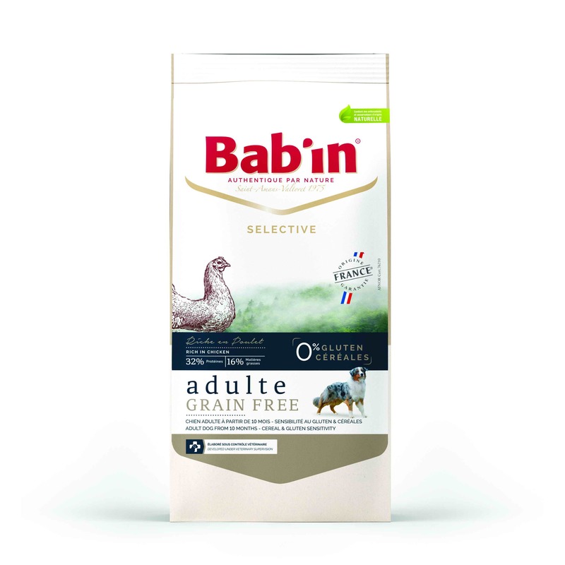 фото Babin selective adulte grain free сухой беззерновой корм для собак с курицей, форелью 12кг