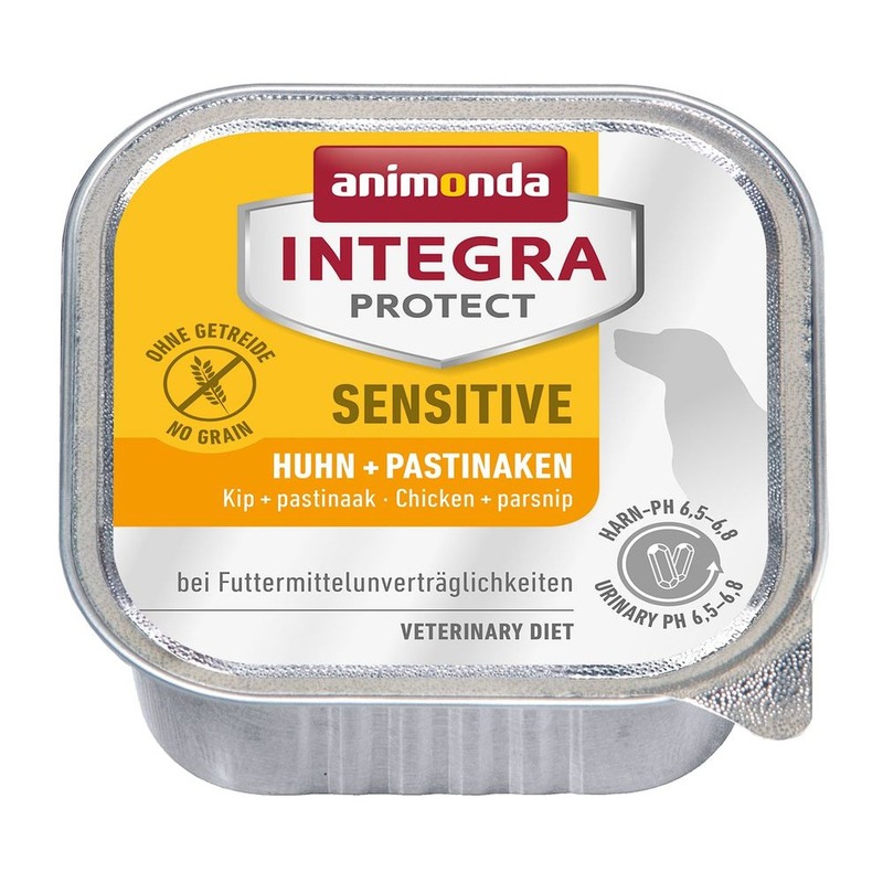 фото Консервы для собак animonda integra protect sensitive c курицей и пастернаком 150 г 11шт