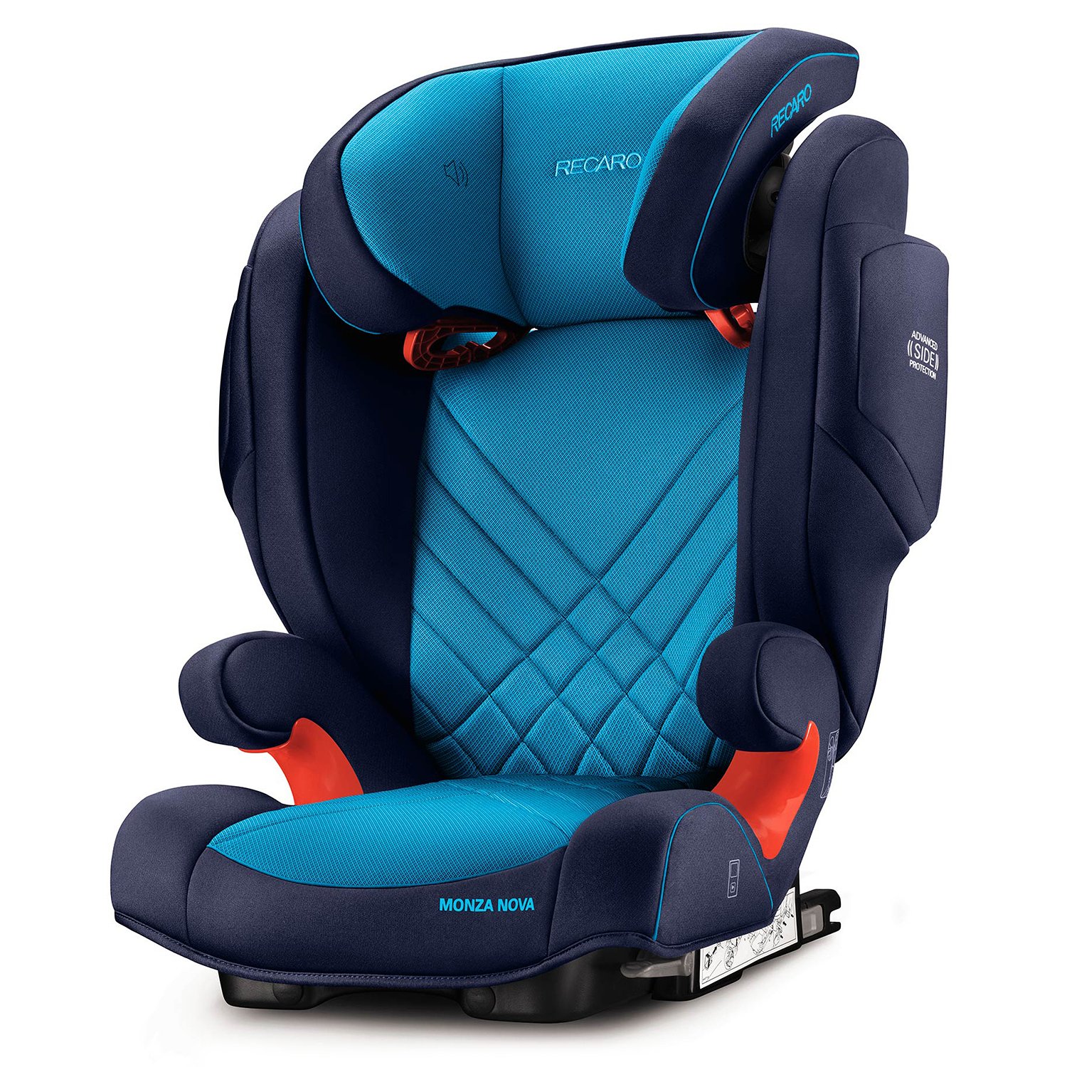 фото Автокресло recaro monza nova 2 seatfix цв.синий гр.2/3