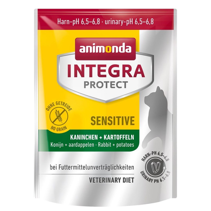 фото Сухой корм для кошек animonda veterinary diet integra sensitive, кролик 1,2 кг