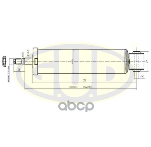 

Амортизатор подвески G.U.D GSA344459