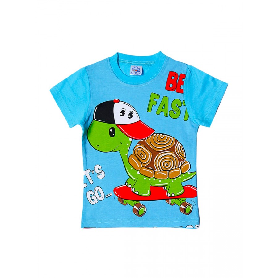 

Футболка для мальчиков Bonito kids 3324-01 цв. голубой р.104, 3324-01