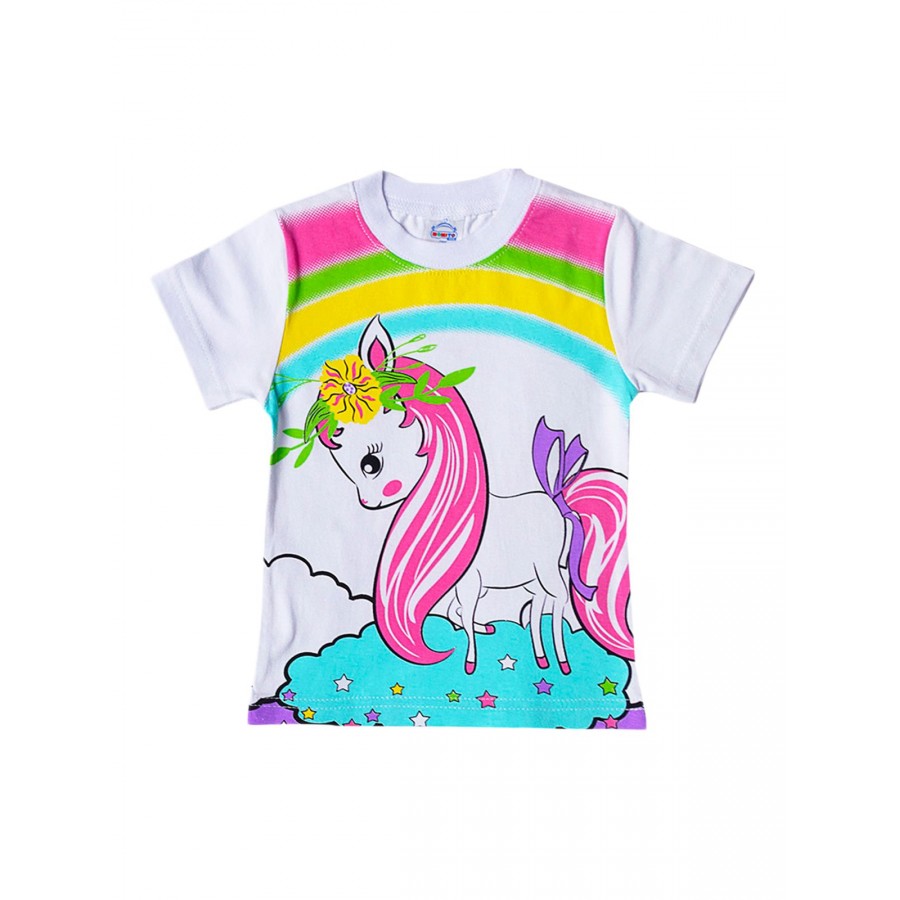 

Футболка для девочек Bonito kids 3322-01 цв. белый р.86, 3322-01